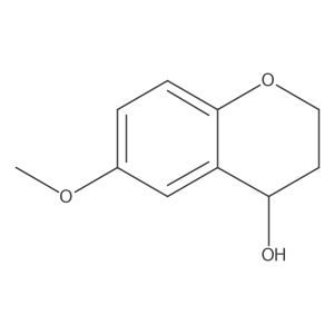 (4S)-6-methoxy-3,4-dihydro-2H-1-benzopyran-4-ol结构式