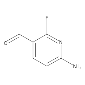 6-Amino-2-fluoronicotinaldehyde结构式