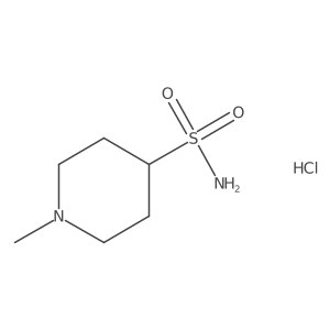 1-Methylpiperidine-4-sulfonamide hydrochloride结构式