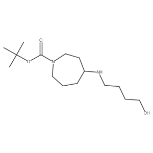 4-(4-Hydroxybutylamino)azepane-1-carboxylic acid tert-butyl ester结构式
