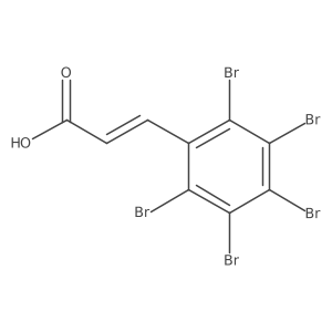 3-(Perbromophenyl)acrylic acid Structure