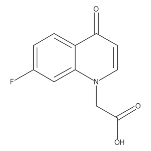 2-(7-Fluoro-4-oxoquinolin-1(4H)-yl)acetic acid Structure