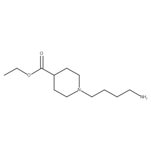 Ethyl 1-(4-aminobutyl)piperidine-4-carboxylate Structure