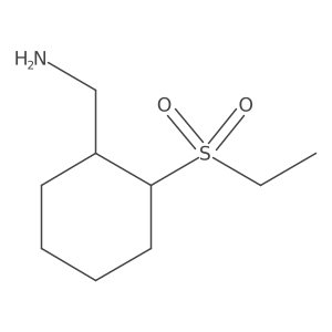 [2-(Ethanesulfonyl)cyclohexyl]methanamine Structure