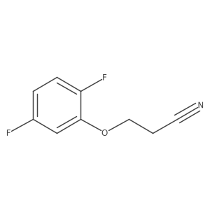 3-(2,5-Difluoro-phenoxy)propanenitrile Structure