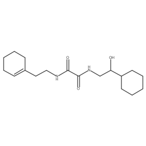 N1-(2-(cyclohex-1-en-1-yl)ethyl)-N2-(2-cyclohexyl-2-hydroxyethyl)oxalamide Structure