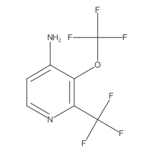 3-(Trifluoromethoxy)-2-(trifluoromethyl)pyridin-4-amine Structure
