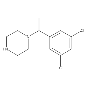 1-(1-(3,5-Dichlorophenyl)ethyl)piperazine Structure