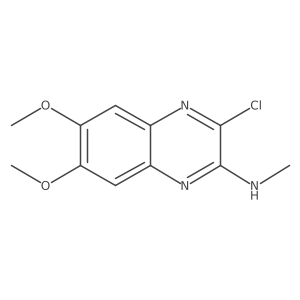 3-chloro-6,7-dimethoxy-N-methylquinoxalin-2-amine结构式