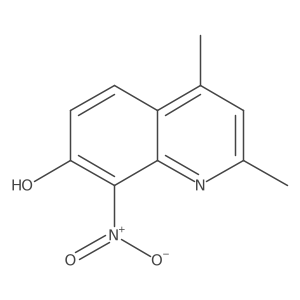 2,4-Dimethyl-8-nitroquinolin-7-ol结构式