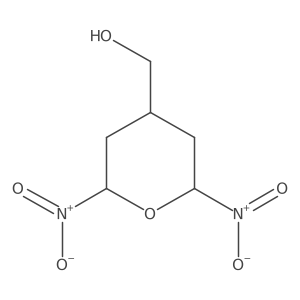 tetrahydro-2,6-dinitro-2H-Pyran-4-methanol结构式