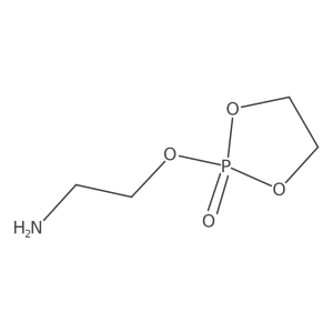 2-(2-Aminoethoxy)-2-oxo-1,3,2-dioxaphospholane Structure
