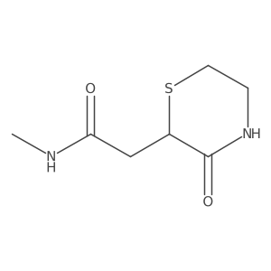 N-methyl-2-(3-oxothiomorpholin-2-yl)acetamide Structure