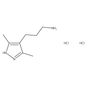 3-(3,5-Dimethyl-1H-pyrazol-4-yl)-propylamine dihydrochloride Structure