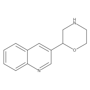 3-(Morpholin-2-yl)quinoline结构式