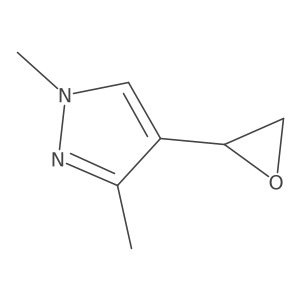 1,3-dimethyl-4-(oxiran-2-yl)-1H-pyrazole结构式