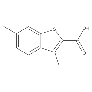 3,6-Dimethylbenzo[b]thiophene-2-carboxylic acid结构式