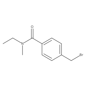 4-(Bromomethyl)-N-ethyl-N-methyl-benzamide结构式