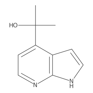 2-(1H-Pyrrolo[2,3-b]pyridin-4-yl)propan-2-ol Structure