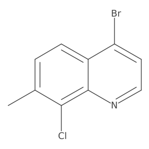 4-Bromo-8-chloro-7-methylquinoline Structure