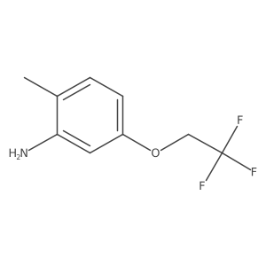 2-Methyl-5-(2,2,2-trifluoroethoxy)aniline Structure