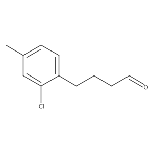 4-(2-Chloro-4-methylphenyl)butanal Structure