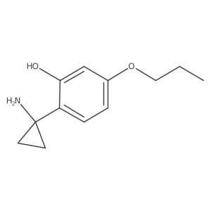Phenol, 2-(1-aminocyclopropyl)-5-propoxy-结构式