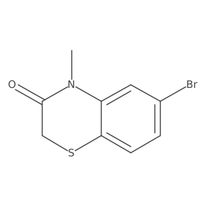 6-Bromo-4-methyl-2H-benzo[b][1,4]thiazin-3(4H)-one结构式