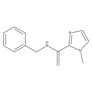 N-Benzyl-1-methyl-1H-imidazole-2-carboxamide结构式