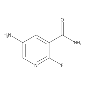 5-Amino-2-fluoropyridine-3-carboxamide Structure