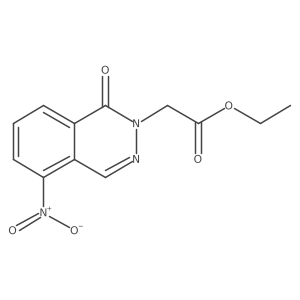 Ethyl 5-nitro-1-oxo-2(1H)-phthalazineacetate Structure
