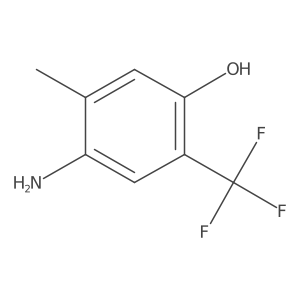 4-Amino-5-methyl-2-(trifluoromethyl)phenol结构式