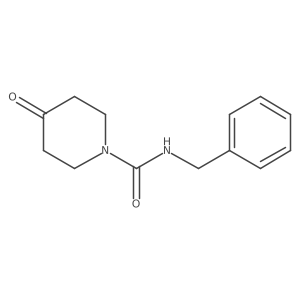 4-Oxo-N-(phenylmethyl)-1-piperidinecarboxamide结构式