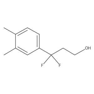 3-(3,4-Dimethylphenyl)-3,3-difluoropropan-1-ol Structure
