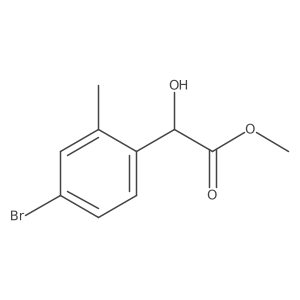 Methyl 2-(4-bromo-2-methylphenyl)-2-hydroxyacetate Structure