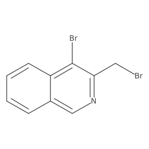 4-Bromo-3-(bromomethyl)isoquinoline Structure