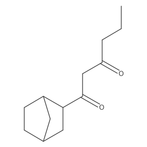 1-{Bicyclo[2.2.1]heptan-2-yl}hexane-1,3-dione Structure