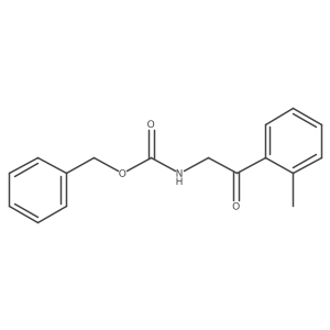 benzyl N-[2-(2-methylphenyl)-2-oxoethyl]carbamate Structure