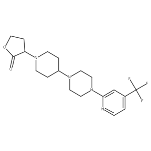 3-(4-(4-(4-(trifluoromethyl)pyridin-2-yl)piperazin-1-yl)piperidin-1-yl)dihydrofuran-2(3H)-one Structure