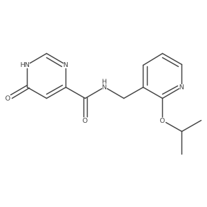 6-hydroxy-N-((2-isopropoxypyridin-3-yl)methyl)pyrimidine-4-carboxamide Structure