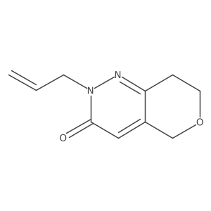 2-(prop-2-en-1-yl)-2H,3H,5H,7H,8H-pyrano[4,3-c]pyridazin-3-one结构式