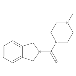 2-(4-methylpiperazine-1-carbonyl)-2,3-dihydro-1H-isoindole Structure