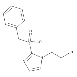 2-(2-Phenylmethanesulfonyl-1h-imidazol-1-yl)ethan-1-ol结构式