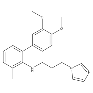 N-(3a(2),4a(2)-Dimethoxy-3-methyl[1,1a(2)-biphenyl]-2-yl)-1H-imidazole-1-propanamine结构式