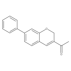 1-(7-phenyl-2H-chromen-3-yl)ethan-1-one结构式