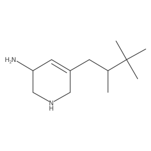 5-(2,3,3-Trimethylbutyl)-1,2,3,6-tetrahydropyridin-3-amine结构式