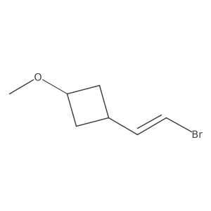1-(2-Bromoethenyl)-3-methoxycyclobutane Structure