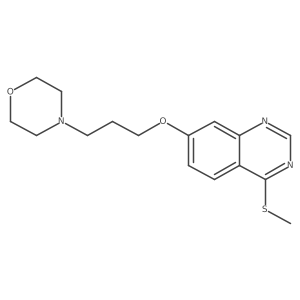 4-Methylsulphanyl-7-(3-morpholinopropoxy)quinazoline Structure