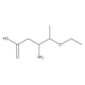 3-Amino-4-ethoxypentanoic acid Structure