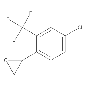 2-[4-Chloro-2-(trifluoromethyl)phenyl]oxirane结构式